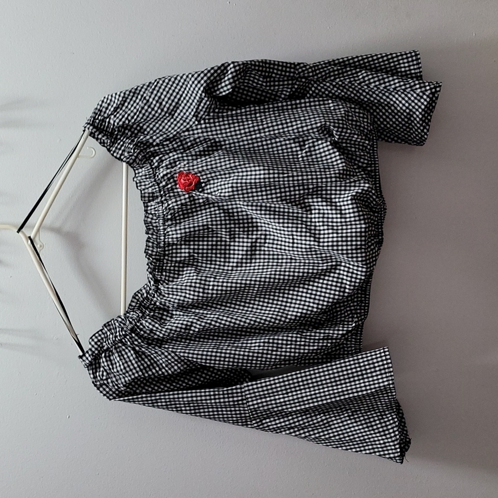 Ambiance off shoulder crop top